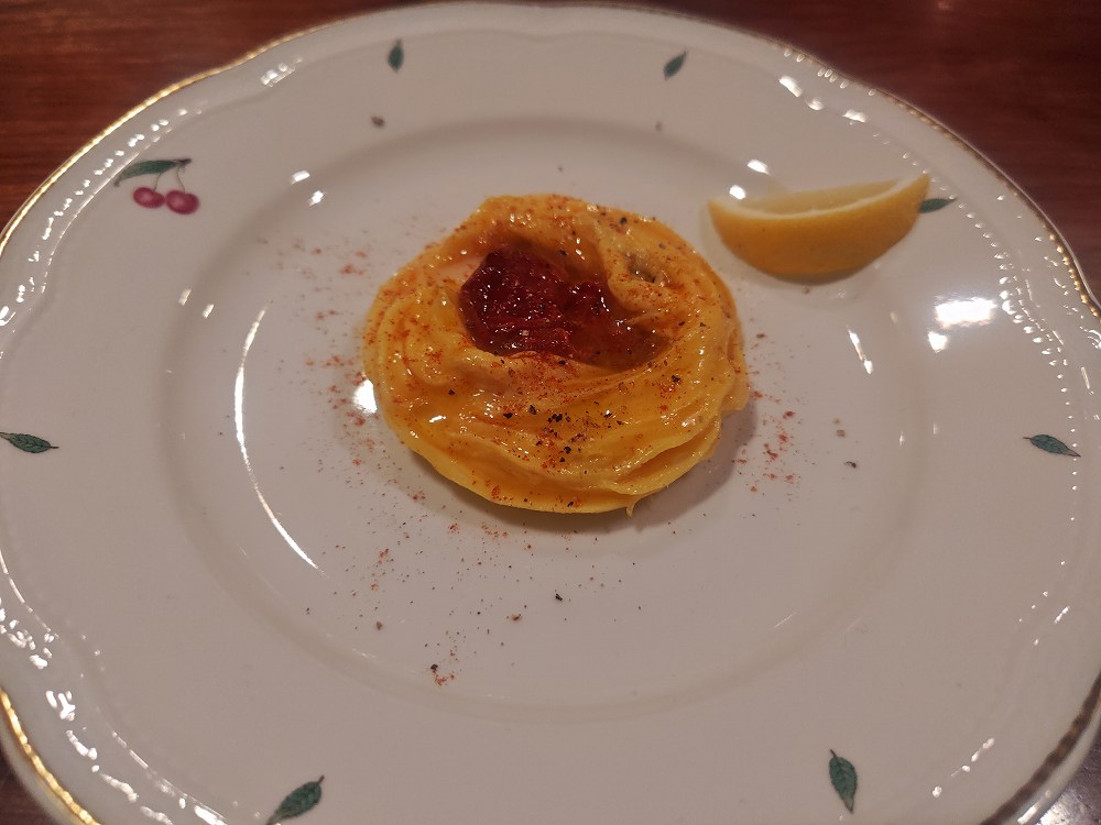 長崎,イタリアン,UGO,アンティパスト(前菜),小串トマトのオムレツ